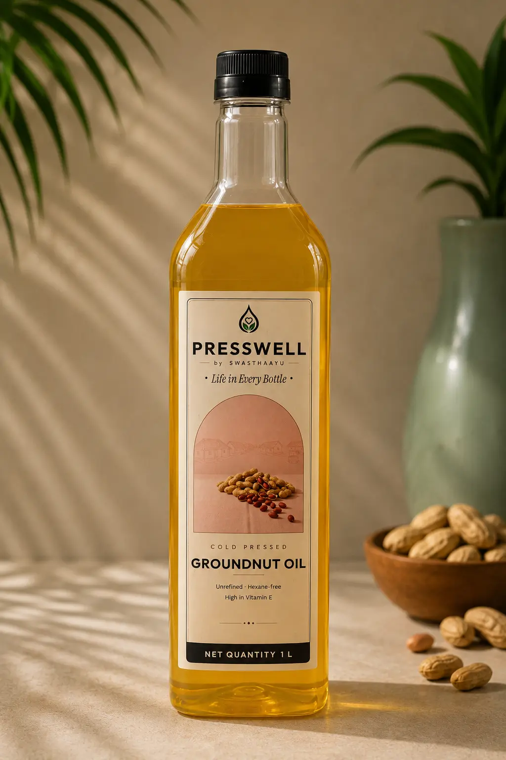 Groundnut Oil, 1 L